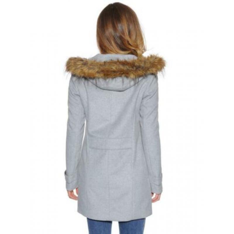 More&More winterjas+capuchon, grijs, mt 42, nieuw+ kaartjes
