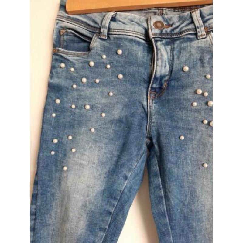 Skinny Jeans parels maat 34