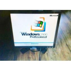 Pc scherm LCD Dell 16 inch & type bord
