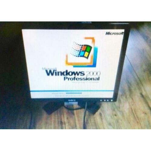Pc scherm LCD Dell 16 inch & type bord