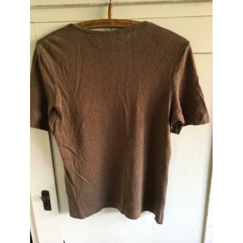 Oska mousekleurig (bruin) Oska t shirtje, mt 1, linn/katoen