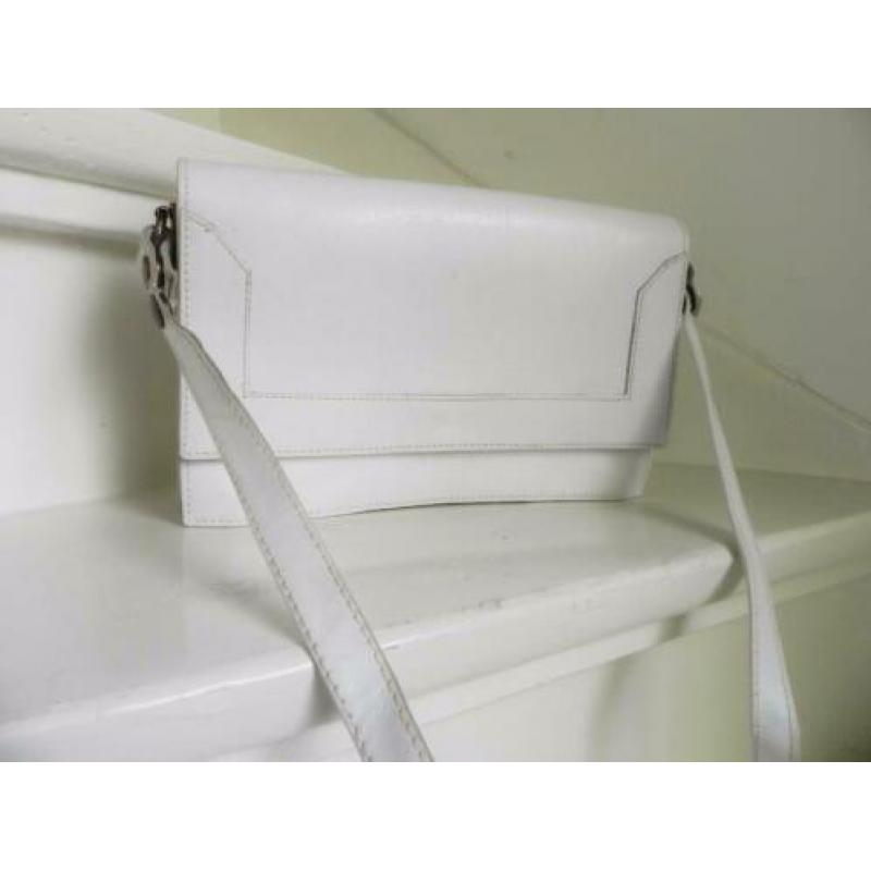 1963 VINTAGE clutch schoudertas leder