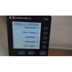 Concept 2 met PM5 monitor