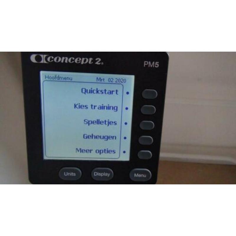 Concept 2 met PM5 monitor