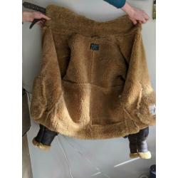 Cuir Camanchi Leathers London leren pilotenjas goede staat