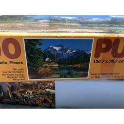3 puzzels (landschap en dieren)