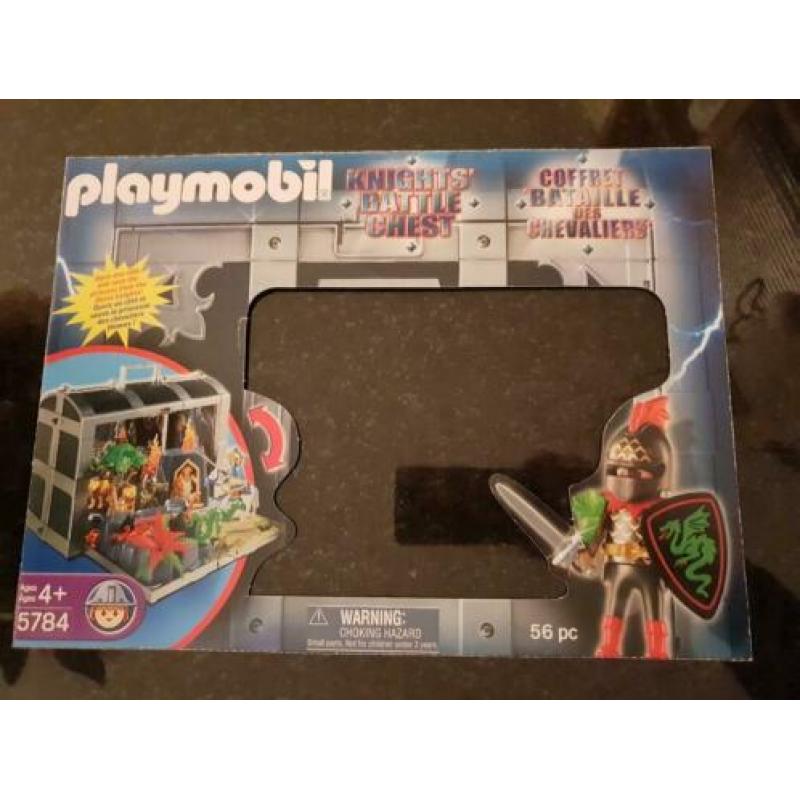 Playmobil Piraten/ ridder koffer 5784 met gevangenis + draak