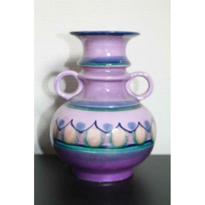 Plateel keramiek, Flora Gouda decor Lila