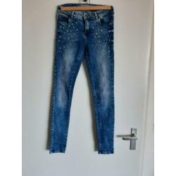 Skinny Jeans parels maat 34