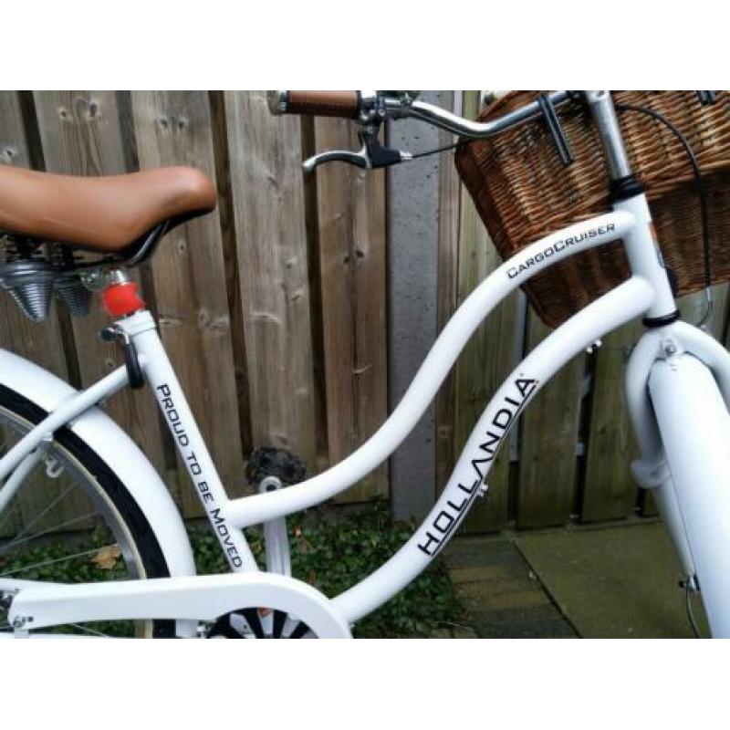 Witte Hollandia meisjes fiets 26 inch