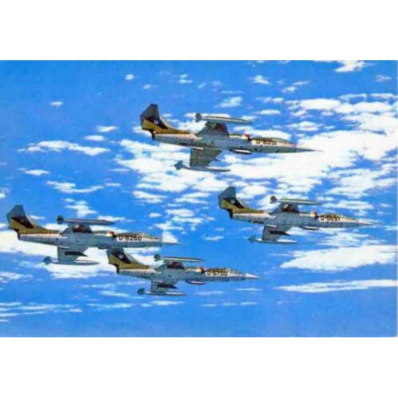 Fotokaarten van materieel van de Koninklijke Luchtmacht
