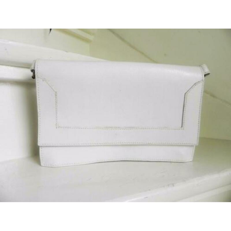 1963 VINTAGE clutch schoudertas leder