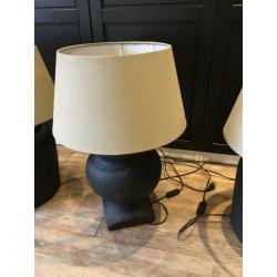 lampen en houten schalen