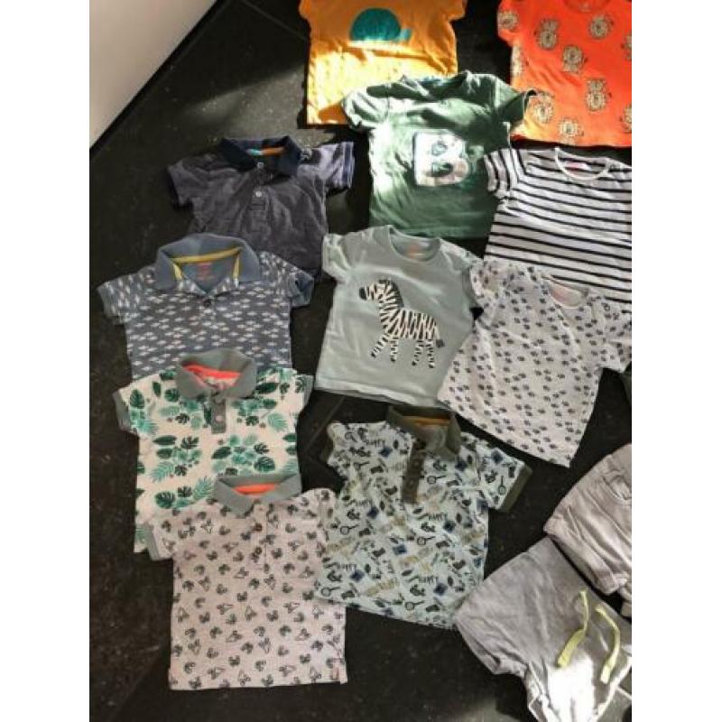 Groot pakket lente zomer Hema kleding, maat 74 jongen, 21 st