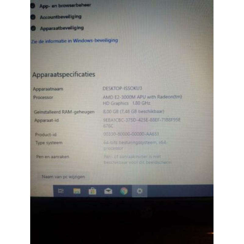 Te koop goed werkende hp pavilion g6