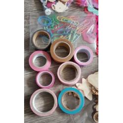 Te kp: groot knutsel hobby pakket nr. 5 kaarten maken/scrap