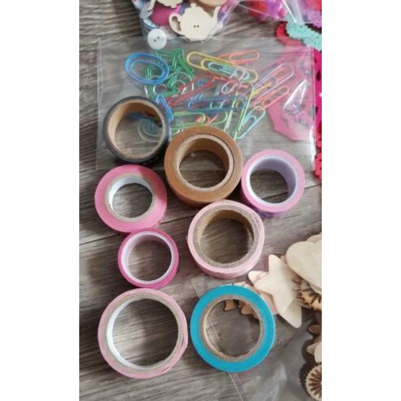 Te kp: groot knutsel hobby pakket nr. 5 kaarten maken/scrap