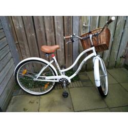 Witte Hollandia meisjes fiets 26 inch