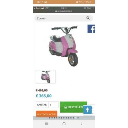 Elektrische scooter echt zo goed al nieuw degelijke accu