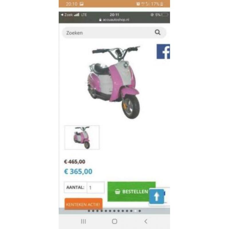 Elektrische scooter echt zo goed al nieuw degelijke accu
