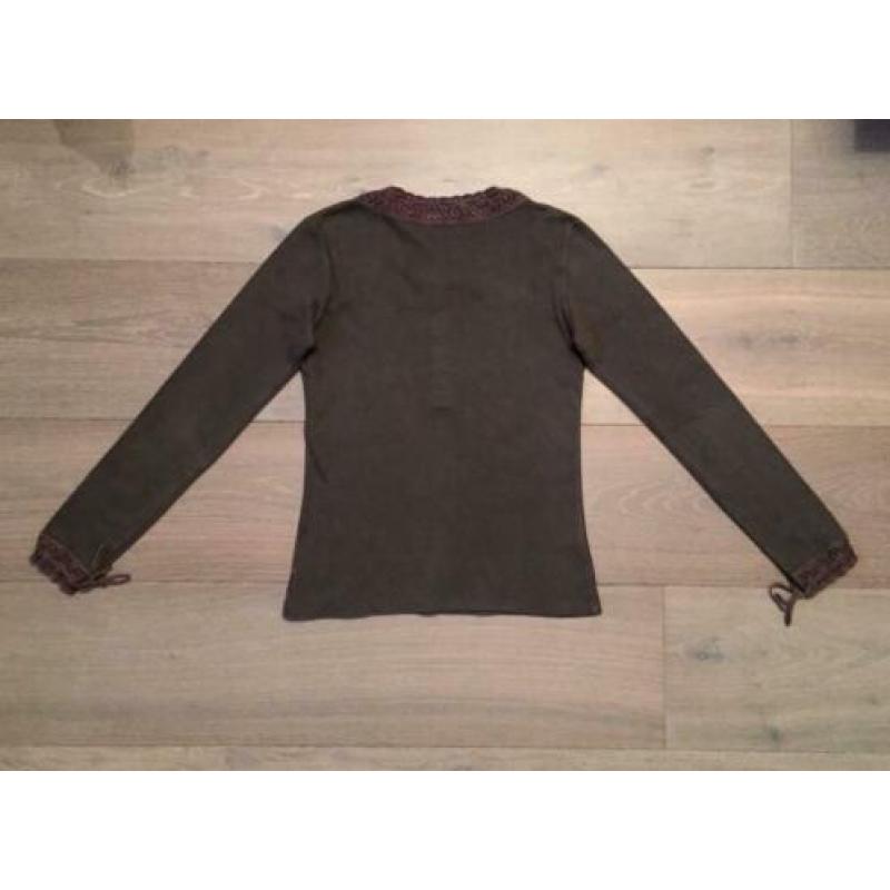 ZGAN Riverwoods warme longsleeve & gehaakte afwerking Small