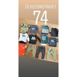 Kledingpakket maat 74 Z8