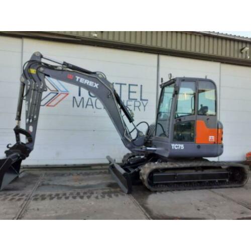 Terex TC75 rupskraan graafmachine midigraver kettenbagge