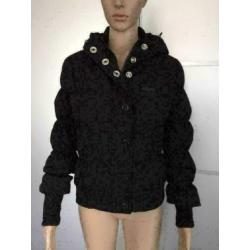 C39 Killah zwart winterjas jas jack winter maat S=36