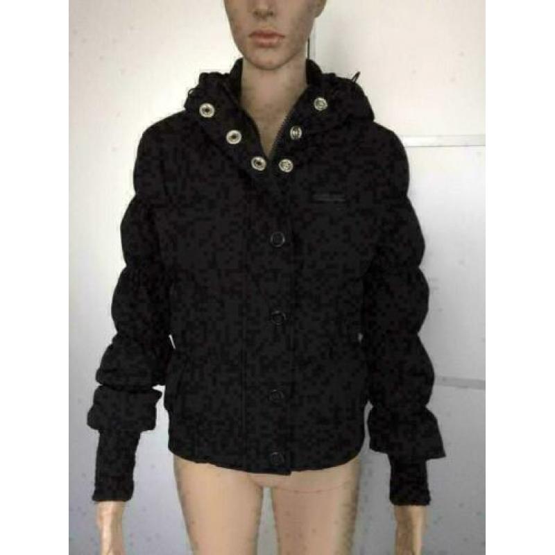 C39 Killah zwart winterjas jas jack winter maat S=36