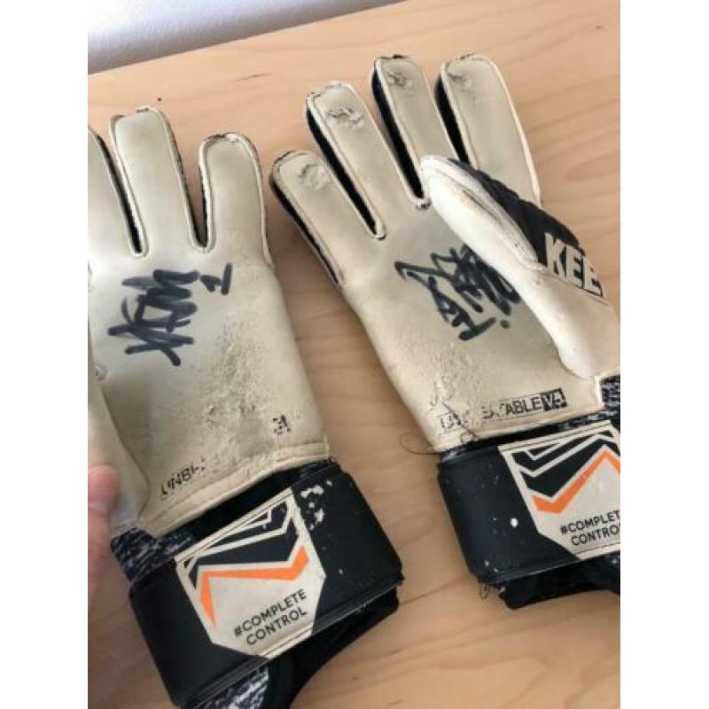 Mous PEC Zwolle keepershandschoenen matchworn match worn