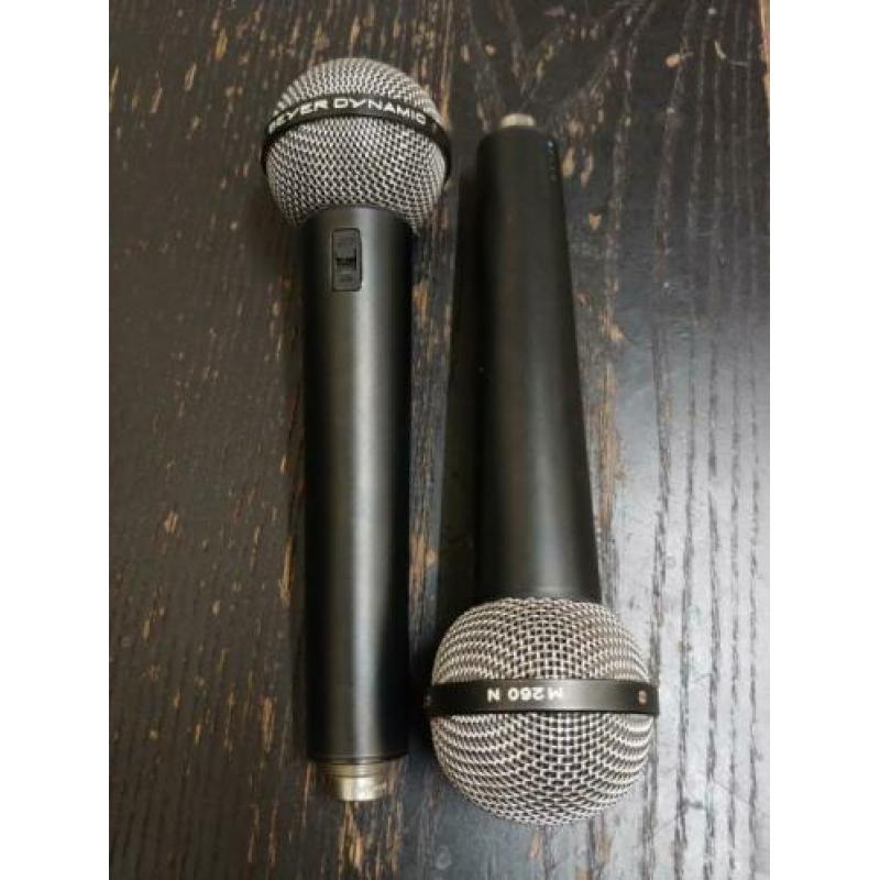 Beyerdynamic m260n microfoons (2 stuks)