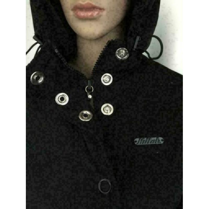C39 Killah zwart winterjas jas jack winter maat S=36