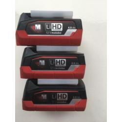 Metabo 12V 4.0 a/h accu’s.