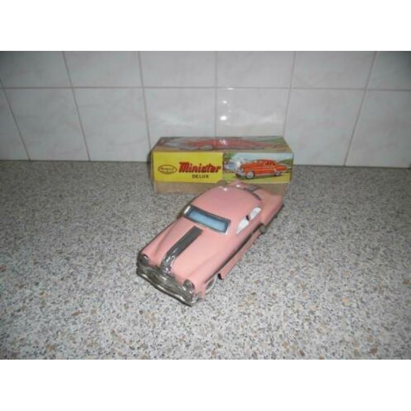 Blikken Auto Minister (De Luxe) Met Doos !! Nieuw !!! Fiftie