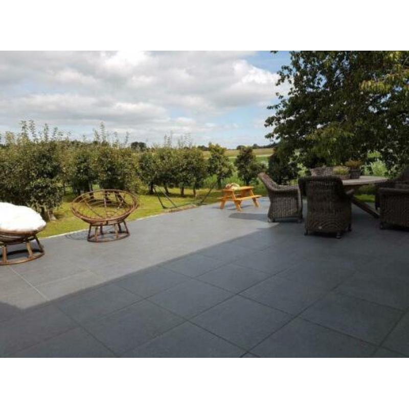keramische terrastegels ceramica Belgisch hardsteen 60x60 cm