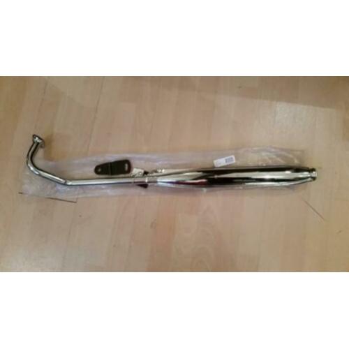 Tomos chroom uitlaat a3/a35 speedy/euro.2
