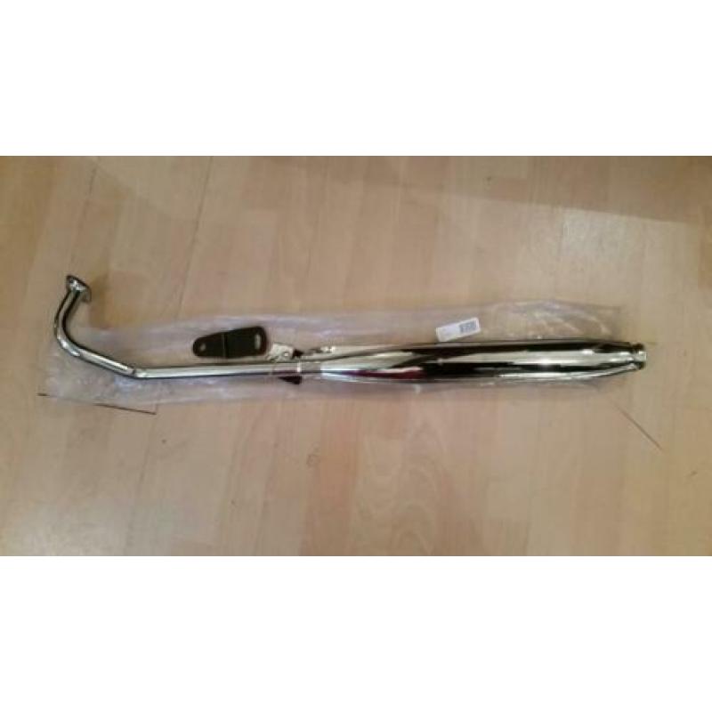 Tomos chroom uitlaat a3/a35 speedy/euro.2