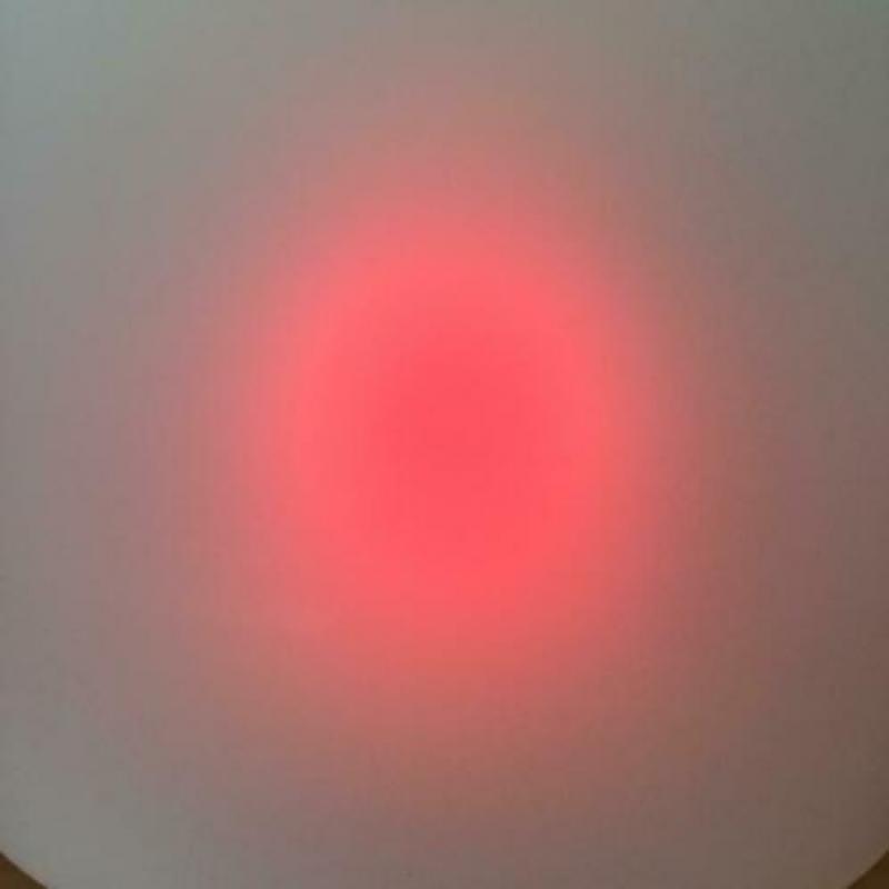 Elho Ambiance design kunststof bloempot met gekleurde lamp