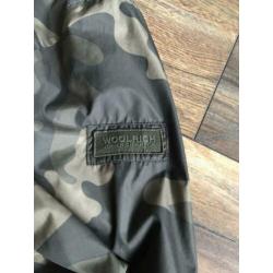 Woolrich zomer jack camo/grijs