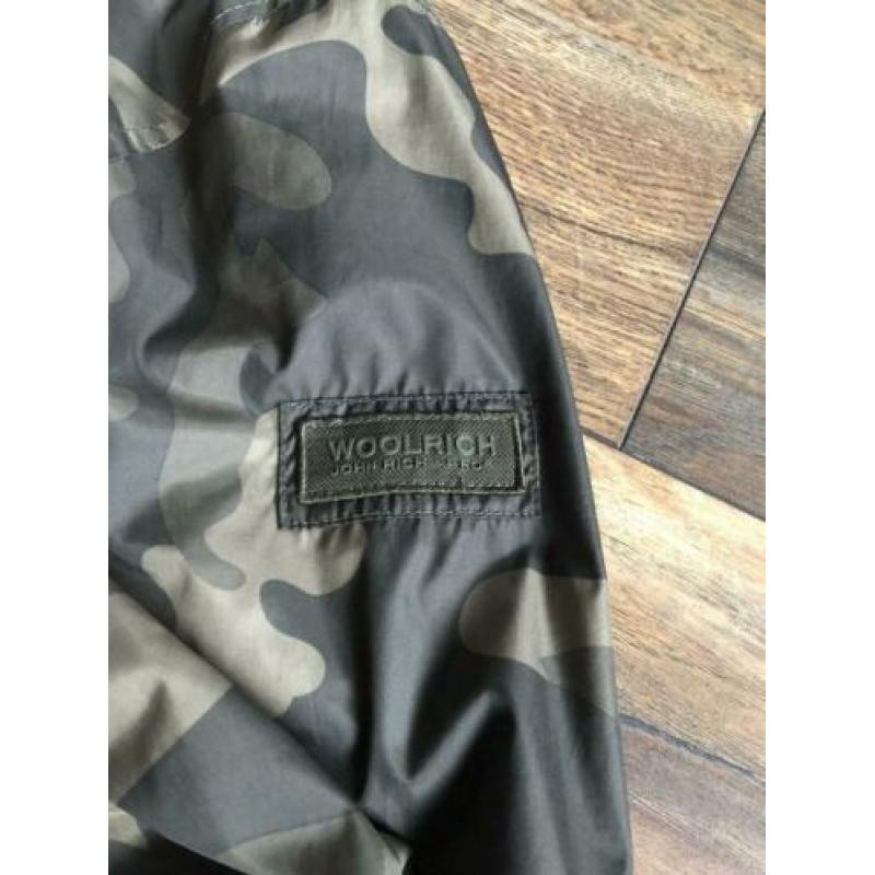Woolrich zomer jack camo/grijs