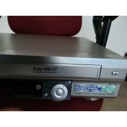 jvc super vhs hr dvs 3 combi dv bandjes en videorecorder