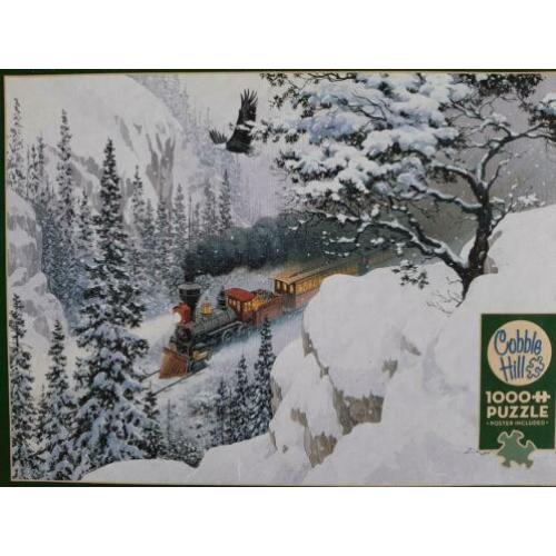 legpuzzel, Cobble Hill, 1000 stukjes, winterlandschap,
