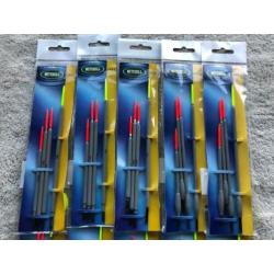 adv 246 / NIEUW set 10 pakjes dobbers MITCHELL
