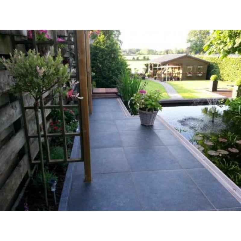 keramische terrastegels ceramica Belgisch hardsteen 60x60 cm