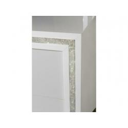 Vitrinekast Perla Swarovski hoogglans wit Aanbieding!!!
