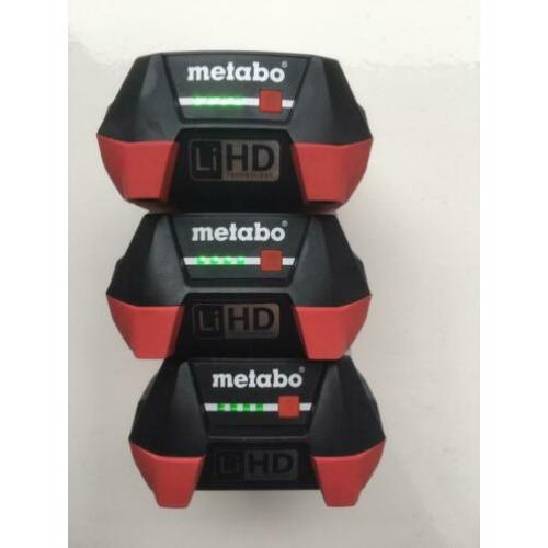 Metabo 12V 4.0 a/h accu’s.