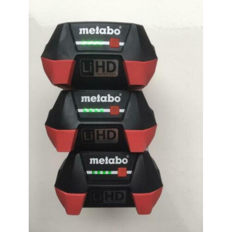 Metabo 12V 4.0 a/h accu’s.