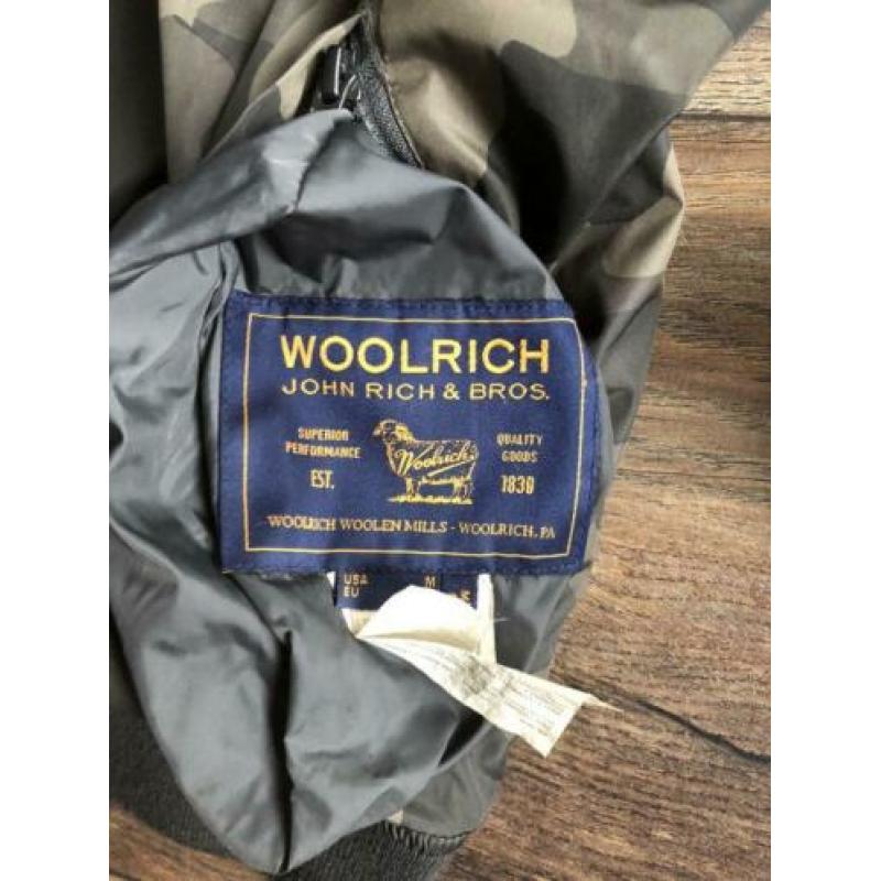 Woolrich zomer jack camo/grijs