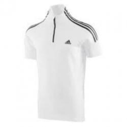 Adidas Polo met halve ritskraag Zwart, Wit, Geel of Blauw