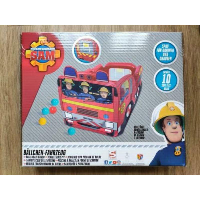 Nieuwe ballenbak wagen brandweerman Sam